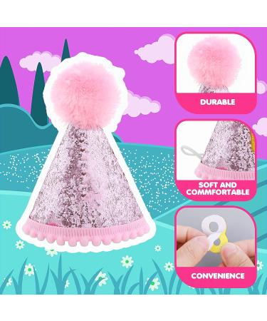 Cobee Dog Birthday Bandana Set | Dog Birthday Hat & Tie | Pink Dog Accessories for Puppy & Cat Party - Buy Online on GoSupps.com