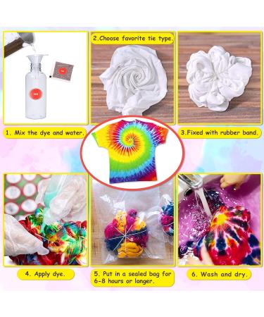 35-Color PATIFEED Tie Dye Kit - Non-Toxic Fabric Dye for Kids, Adults, and Large Groups - Buy Online on GoSupps.com