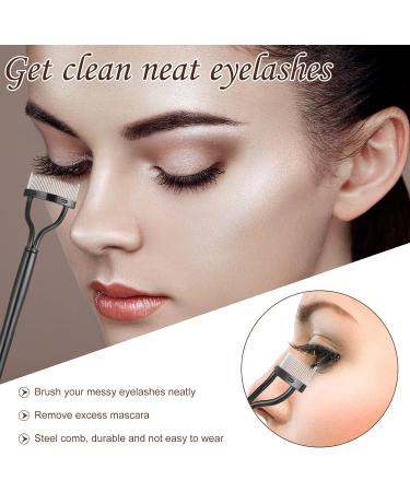 14 Pieces Eyelash Curler Kit Eyelash Comb Eyebrow Brush Eyelash Tweezers False Eyelashes Applicator Tool Eyebrow Trimmer Silicone Refills Pads for Women (Black and Purple)(Black and Purple) As Picture Shown - Buy Online on GoSupps.com