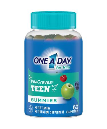 One-A-Day For Him VitaCraves Teen Multi 60 Gummies