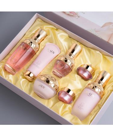 FLOWER SECRET PURE PEARL LADY SKIN CARE SET (FLOWER SECRET Seven-piece set)
