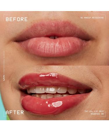 NYX Professional Makeup Moisturizing Lip Gloss - Intensive Shine & 12-Hour Care | FAT OIL LIP Drip in News Feed (4.8 ml) - Nourishing Oils & Thick Applicator - Buy Online on GoSupps.com