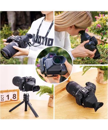 JJC Collapsible Camera LCD Viewfinder 3X Magnifier Sunshade Hood with Arca-Type Plate for Canon Nikon Sony - Buy Online on GoSupps.com