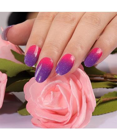 Nail Sticker Nail Strips Easy To Use Shiny Avantgarde Design for Home for Salons - Buy Online on GoSupps.com
