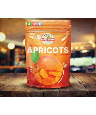 Sun-Dried Apricots - 32oz | No Added Sugars | Non-GMO | Gluten Free | Vegan | Halal & Kosher - Buy Online on GoSupps.com