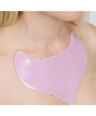 Kami Pure Silicone Gel Anti-Wrinkle Chest Patch for the Decolette Anti-Aging Collagen Filler Pad to Repair Hydrate Plump & Smooth Skin Botox Alternative Single Pack 1 Count (Pack of 1)
