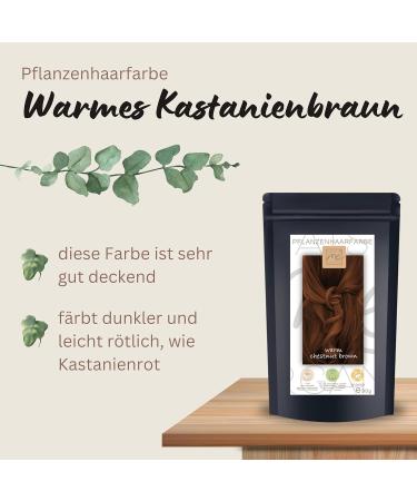 Thats me organic Professional Plant Hair Color Set - Warm Chestnut Brown | Organic Chemical-Free Hair Coloring Safe for Pregnancy & Breastfeeding - Buy Online on GoSupps.com