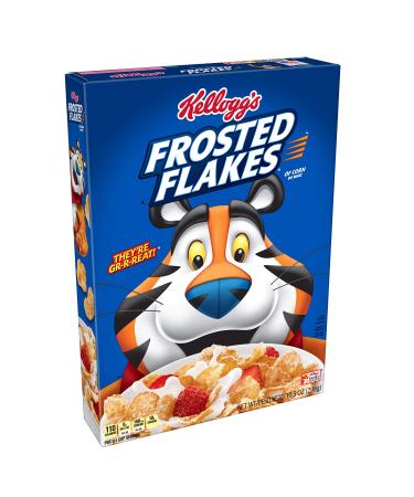 Kellogg's Breakfast Cereal, Frosted Flakes, Fat-Free, 10.5 oz Box
