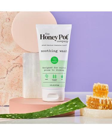 The Honey Pot Co. Anti-Itch Colloidal Oat Wash - Plant Derived Feminine Care - 6 fl. oz - Buy Online on GoSupps.com