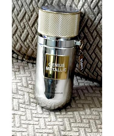 Genius Metallic Perfume by Emper - Unisex Eau de Parfum 3.4 fl oz / 100 ml - Luxury & Authentic Fragrance. Jasmine Cedar Amberwood and Grapefruit. - Buy Online on GoSupps.com