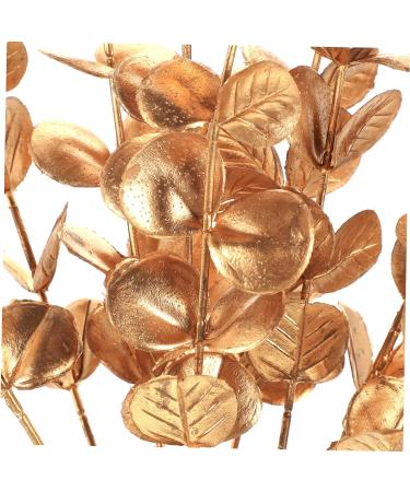 Zerodeko 30 Pcs Eucalyptus Leaves Christmas Tree Ornaments Artificial Eucalyptus Home Decor Green Leaves Artificial Flowers Harvest Eucalyptus Stem Floral Vase False Leaf Wedding Plastic Goldenx3pcs 38X3CMx3pcs - Buy Online on GoSupps.com