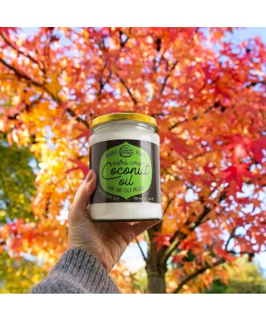 Organic Extra Virgin Coconut Oil 500ml Raw Pure Cold-Pressed Vegan GM-Free Gluten-Free Coconut Oil for Hair Coconut Oil for Skin Unrefined - Buy Online on GoSupps.com