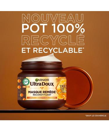 Garnier Ultra Doux - Reconstituting Remedy Mask - Enriched with Royal Jelly Honey & Propolis - For Fragile & Brittle Hair - Buy Online on GoSupps.com