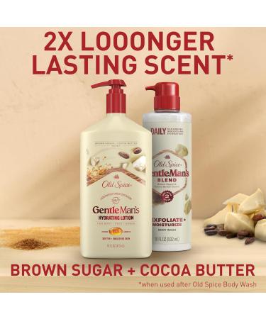 Old Spice Hand Face & Body Lotion for Men - Lightweight Moisturizer with Vitamin B3 Brown Sugar & Cocoa Butter 16 oz - Ideal for All Skin Types - International Shipping Available - Buy Online on GoSupps.com