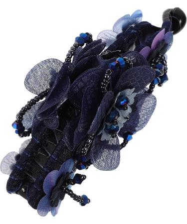 FRCOLOR 1pc Hairpins Hair Roller Clips Hairpinpal Pearl Hair Barrettes Pearl Tiara Hair Puff Clip Banana Clips Updo Ponytail Clip Banana Hair Clip Pretty Headgear Bracket Miss 1PC Blue - Buy Online on GoSupps.com