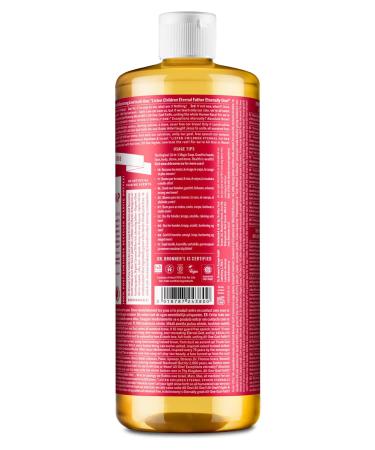 Buy Dr. Bronner's Liquid Soap 946ml - Rose Scent | International Shipping Available - Buy Online on GoSupps.com