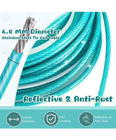 Snagle Paw 10ft Cable Ties for Small Dogs | Durable Shock-Absorbing Leash for Pets up to 15.9kg | Ideal for Courtyards & Festivals - Buy Online on GoSupps.com