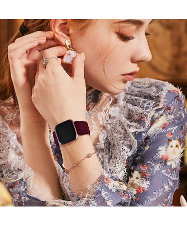 Chinbersky 5-Piece Adjustable Nylon Bracelet Set for Fitbit Versa 2/Versa/Versa Lite - Stylish Sports Replacement Bands for Men & Women - Buy Online on GoSupps.com