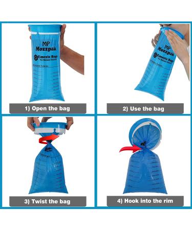 15 Pack MP MOZZPAK Vomit Bags - 1000ml Disposable Barf Bags for Travel & Motion Sickness - Leak Resistant, Medical Grade Portable Emesis Bags for Kids, Car, Aircraft & Taxi - Buy Online on GoSupps.com