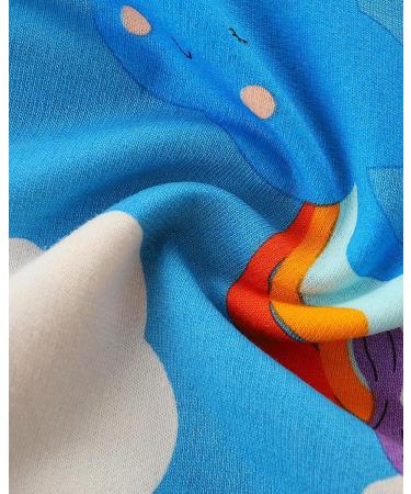 Girls Unicorn Sweatshirt | Cotton Long Sleeve Top for Kids 6-7 Years | Toddler Casual Jumper | Children's T-Shirt for Ages 1-12 - Buy Online on GoSupps.com