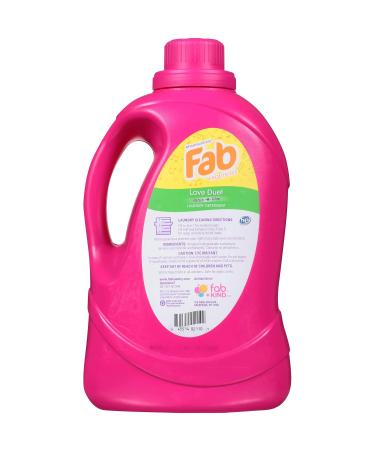 Fab Love Duet Liquid Laundry Detergent (134 oz) - Premium International Shipping - Eco-Friendly Clean - Buy Online on GoSupps.com