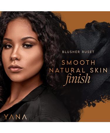 Yana Pink-Brown Matte Blush 0.76 oz - Pressed Sheer Powder Blush for Radiant Natural Glow | Easy-to-Blend Makeup for Brown and Tanned Skin - Buy Online on GoSupps.com
