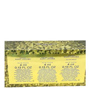 Marc Jacobs DAISY MINI Perfume EDP Women SMALL MINI Travel Size set (4 ml / 0.13 fl oz each) Daisy Daisy Love Daisy Eau So Fresh - 3 Mini perfume set - Buy Online on GoSupps.com