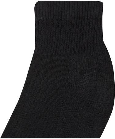 Hanes Women's 6-Pack Comfort Fit Black Ankle Socks 5-9 - Buy Online on GoSupps.com
