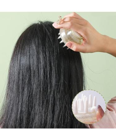 Scalp Hero Head Massager - Elastic Silicone Washer for Blood Circulation | Soft Scalp Massage Device for Wet & Dry Hair - Buy Online on GoSupps.com
