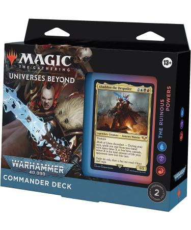 Magic The Gathering Warhammer 40k Commander Deck - Ruinous Powers Expansion - Buy Online on GoSupps.com