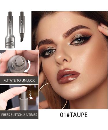 HENGBIRD Crayon sourcils Gel pour sourcils avec brosse sourcils coud e sourcils maquillage naturel r sistant l'eau Pinceau sourcils pour les sourcils et la racine des cheveux (Taupe) - Buy Online on GoSupps.com