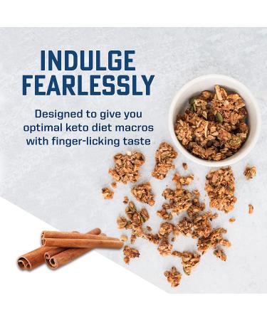Keto Granola High Protein Snack Pack of 2 - Maple Cinnamon Crunch (9oz) | Coconut Seeds & Nuts | 2g Net Carbs | Gluten & Grain-Free | Kosher | Contains Nuts by B. Fine Foods - Buy Online on GoSupps.com