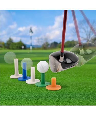 XMWangzi Golf Rubber Tees - 5 PCs for Driving, Putting, Chipping Practice | Suitable for Indoor & Outdoor Use with Golf Mats and Nets - Buy Online on GoSupps.com