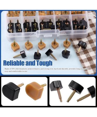 GLARKS High Heel Repair Tips - 30 Pairs 5 Sizes U-Shape Caps for Women s Quadratic Heels | International Shipping - Buy Online on GoSupps.com