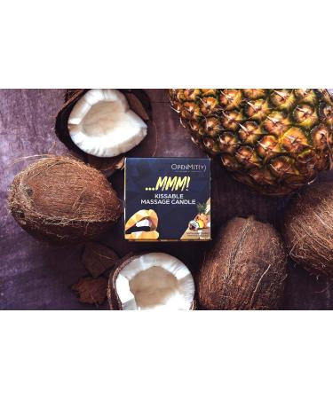 Kissable Unscented Massage Oil Candle - Sensual & Romantic Melting Candles for Relaxing Massages | International Shipping Available - Buy Online on GoSupps.com