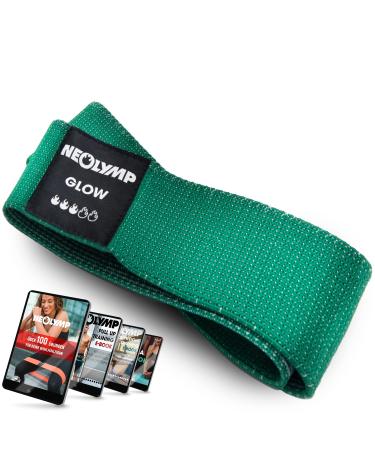 Neo -Olympe short fitness bands fabric with fitness e -book - washable resistance bands resistance tapes strength training booty band gymnastics band fitness band training straps Fitness band normal