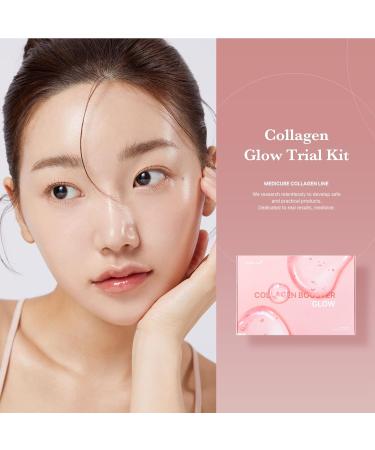 Medicube Glass Skin Glow Collagen Trial Kit - 4 Steps for Firm Skin | Toner Serum Cream & Peel Off Mask | Achieve Radiant Glassy Skin | Korean Skin Care - Buy Online on GoSupps.com
