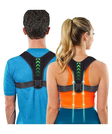 Posture Corrector Back Brace for Men & Women | Adjustable Spine Straightener for Pain Relief | Breathable & Comfortable (Medium - Buy Online on GoSupps.com