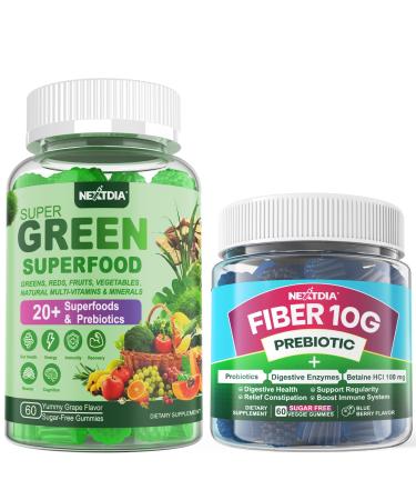 Fiber Gummies + Super Greens Gummies