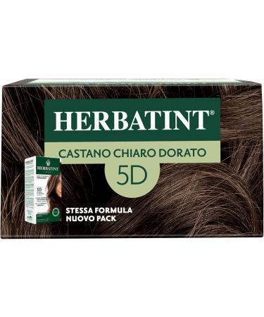  Herbatint Herbatint Permanent Hair Color Gel 5D Light Golden Brown - 170ml | Ammonia Free 100% White Hair Coverage | for Sensitive Skin with 8 Organic Natural Extracts - Buy Online on GoSupps.com