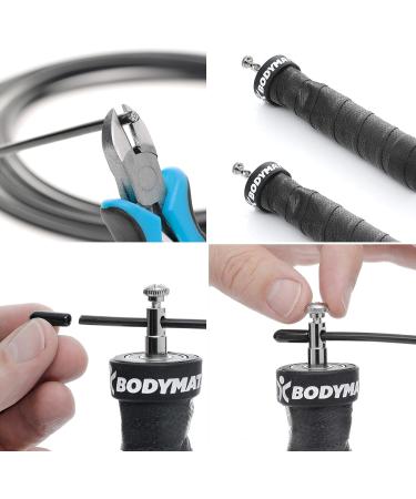 Shop BodyMate Universal Springs Rope | Anti-Slip Handles & Adjustable Steel Cables for CrossFit Boxing & Core Training - International Shipping Available - Buy Online on GoSupps.com