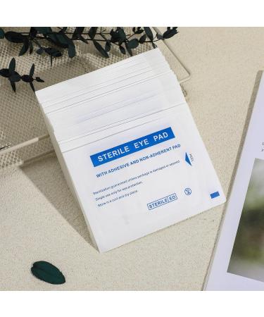 LALAFINA 20Pcs Sterile Nonwoven Eye Pads - Breathable Medical Eye Patches & Self-Adhesive Wound Dressings for Adults - International Shipping Available - Buy Online on GoSupps.com