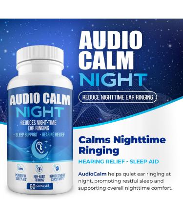 Night (60 Caps) | Natural Tinnitus Relief Supplement for Sleep | Eases Nighttime Ear Ringing and Hearing Discomfort | Non-Habit Forming Sleep Aid 60 Caps (Pack of 1) - Buy Online on GoSupps.com