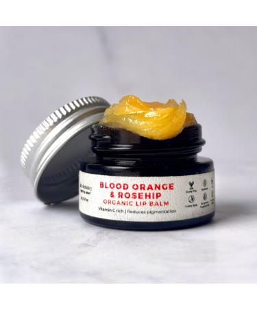 Juicy Chemistry Blood Orange & Rosehip Organic Lip Balm - Best for Pigmented & Chapped Lips | 5 Gm | International Shipping - Buy Online on GoSupps.com