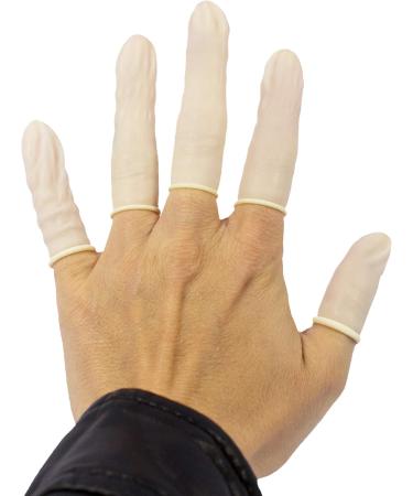 Romed Powdered Latex Finger Cots - Size M (100 Pieces) | Perfect for Hygiene & Dexterity | Shop Internationally - Buy Online on GoSupps.com