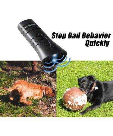 BarxBuddy Anti Barking Control Device - Ultrasonic Sound with LED Lights and Strap - Safe for All Breeds & Ages - Buy Online on GoSupps.com