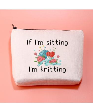 JXGZSO Funny Knitting Cosmetic Bag - Perfect Gift for Crochet Lovers - Buy Online on GoSupps.com