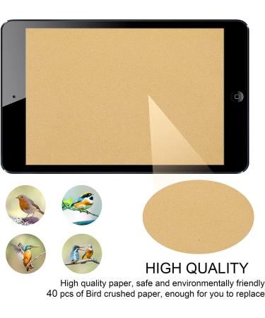 RoyJackson 40pc Disposable Gravel Liner Paper 17x11 inch for Bird Cage - Clean Fecal Tray Paper for Hard-Billed Birds, Pet Cages - Cushion and Protection - Buy Online on GoSupps.com