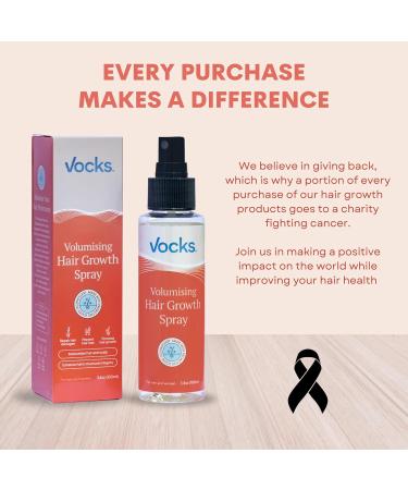 Vocks Hair Growth Spray 3.4 oz - One Month Supply | Boost Hair Growth Internationally - Buy Online on GoSupps.com