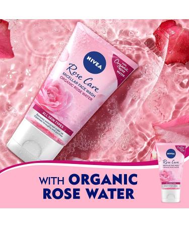 NIVEA Micellar Cleansing Face Wash Skin Breathe Rose MicellAIR 150ml - Gentle Cleanser for Fresh and Radiant Skin - Buy Online on GoSupps.com